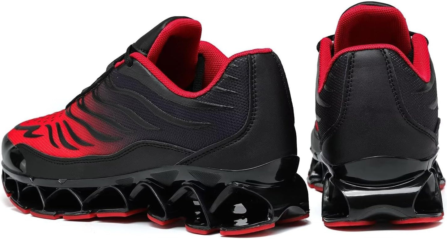 Mens Slip on Walking Running Shoes Blade Tennis Casual Fashion Sneakers Comfort Non Slip Work Sport Athletic Trainer