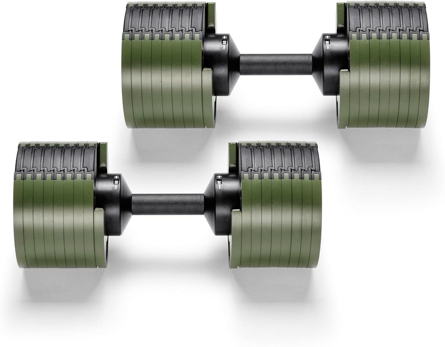 NÜOBELL® Adjustable Dumbbell Set, 5-50 LB or 5-80 LB, Easy Twist 2024-25 Model, All-In-One Weights Set (Pair) for Home, Original Manufacturer