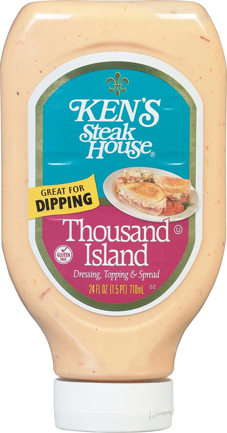 Ken's Steak House And Sweet Baby Ray's Sauce & Dressing Variety Pack - (BBQ Sauce - 18.4oz, Buff-a-Cue Sauce, 18oz, Ranch Dressing, 24oz, & Thousand Island Dressing 24oz) (1Ea)