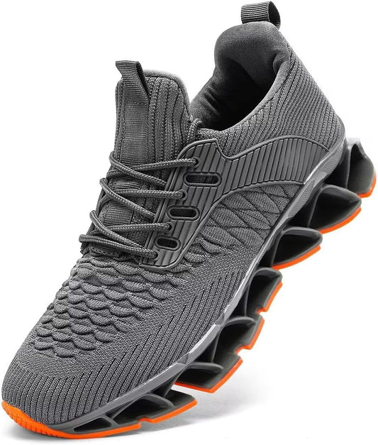 Mens Slip on Walking Running Shoes Blade Tennis Casual Fashion Sneakers Comfort Non Slip Work Sport Athletic Trainer