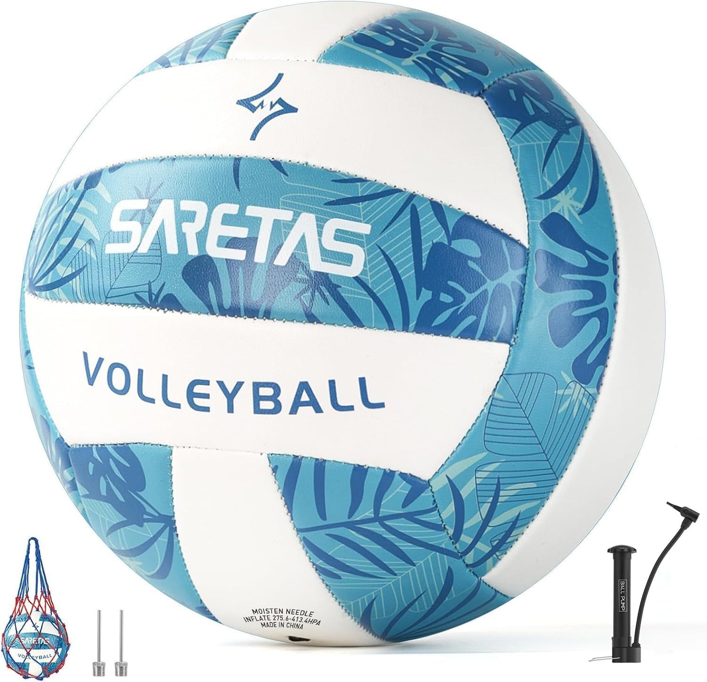 Volleyball Soft Beach Volleyball - Official Size for School, Indoor, Outdoor and Play Game Gym Workout - Play for Girls, Adults and Family.