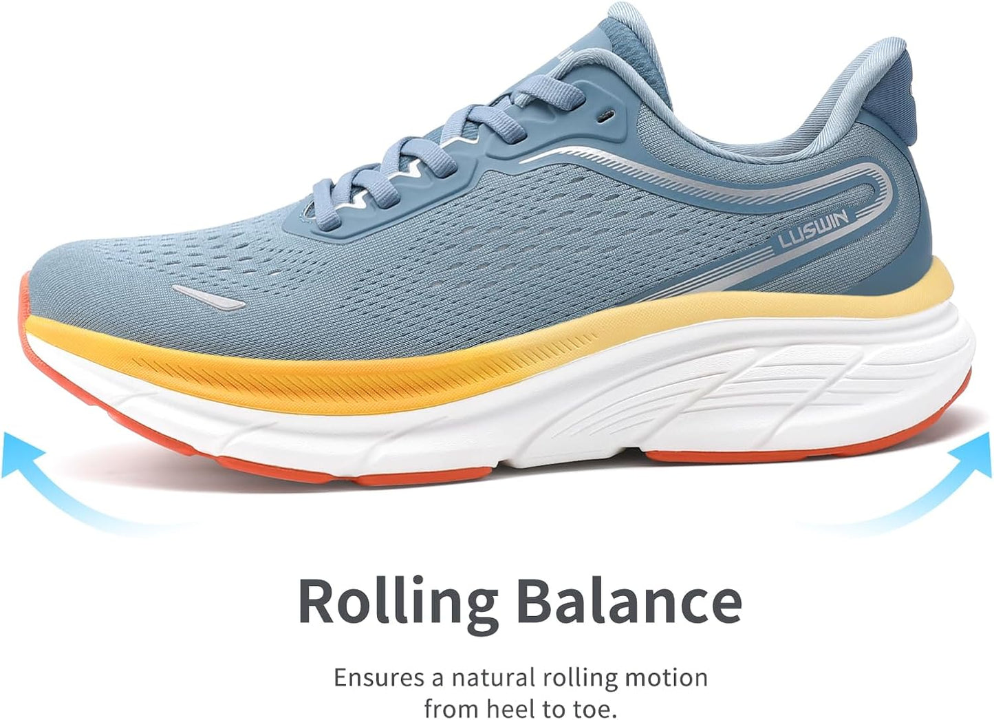 Men's Walking Shoes Lightweight Breathable Cushioning Running Shoes Athletic Tennis Workout Gym Non Slip Comfortable Fashion Sneakers