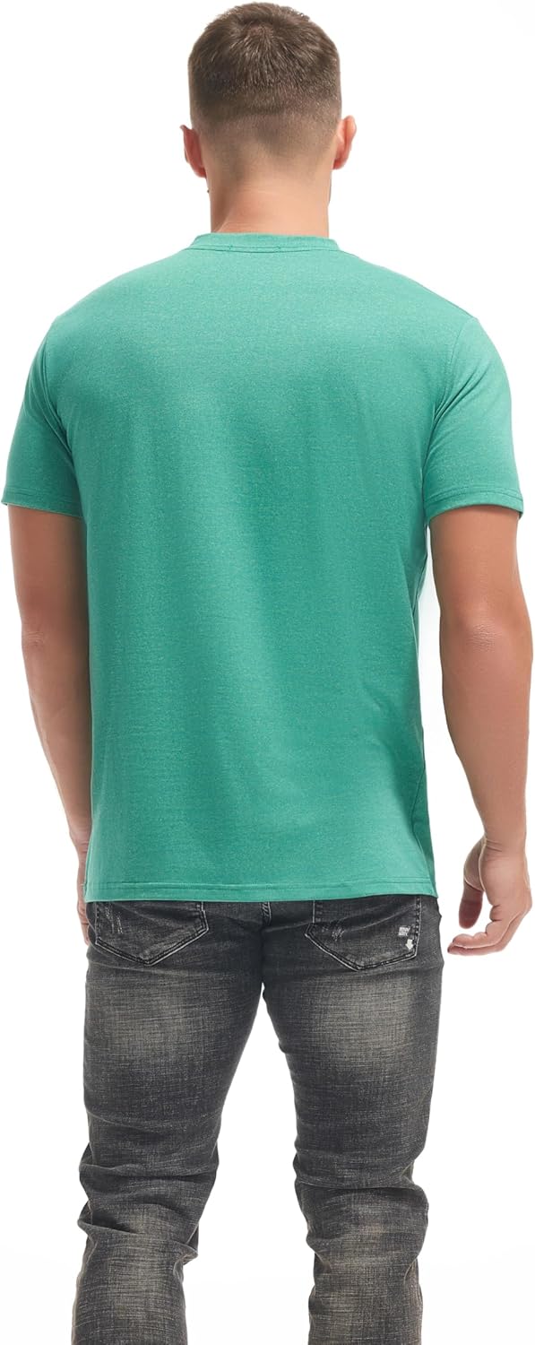 VEIISAR Premium V Neck T Shirts for Men - Modern Fitted Tees Vneck Undershirts