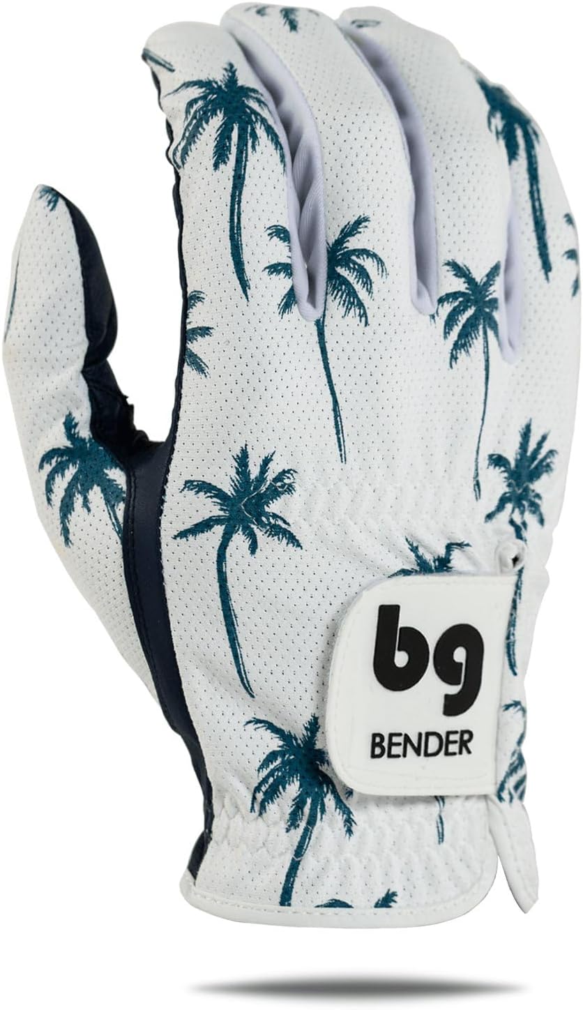 BG Bender - Mens Golf Glove, Durable Mesh Golf Gloves, Unique Golf Gloves