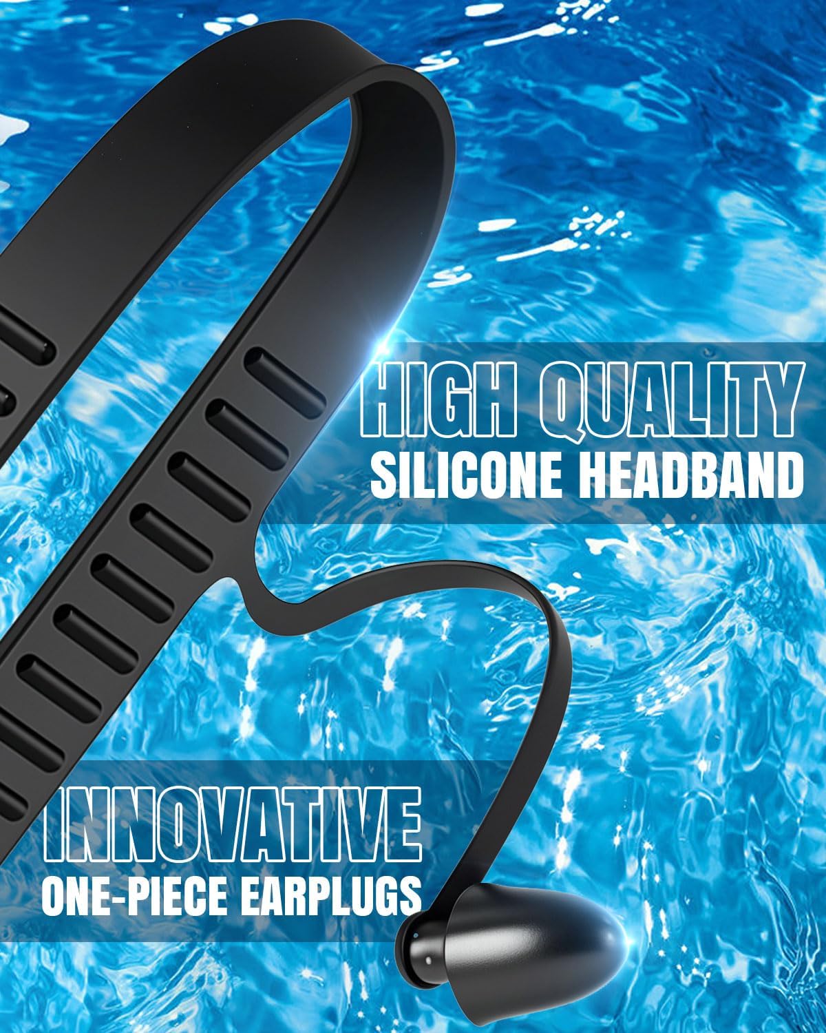 Rantizon Swim Goggles 2 Pack, Wide View Anti Fog&UV Swimming Goggles for Audlt, No Leaking Swim Glasses for Men Women Kids