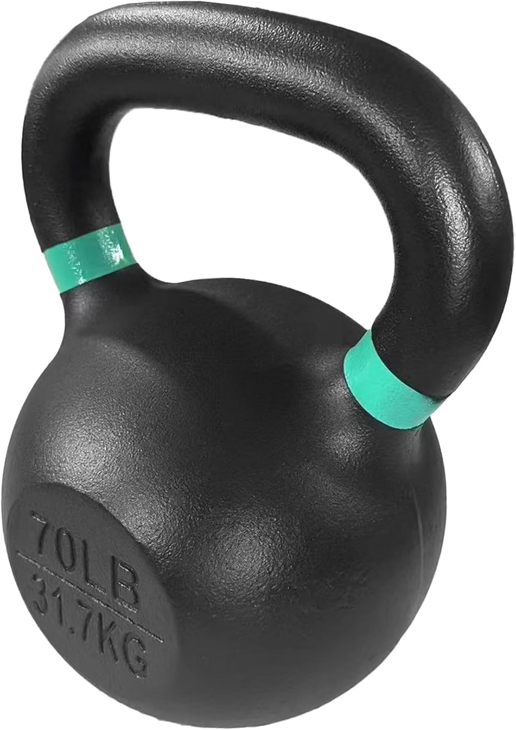 Cast Iron Kettlebell Weights for Home Gym, Heavy Duty Strength Training, Workout Equipment for HIIT, Functional Fitness