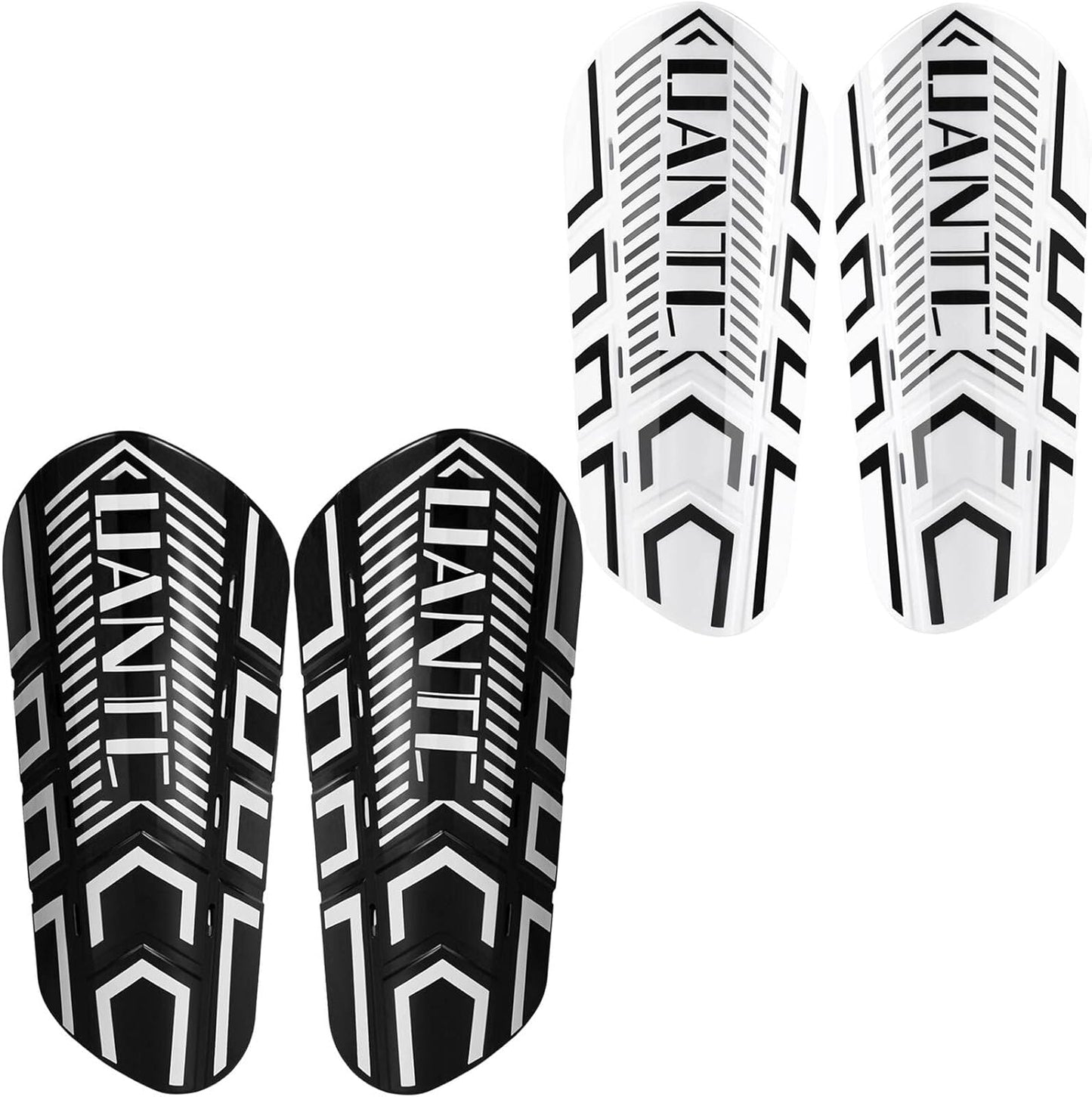 Shin Guards - Soccer Shin Guards with Cushion Protection for Kids/Adults