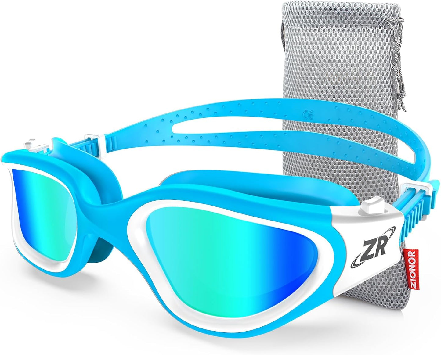 ZIONOR G1 Polarized Swimming Goggles for Unisex Adult Women Anti Fog 100% Anti UV Diving Goggles