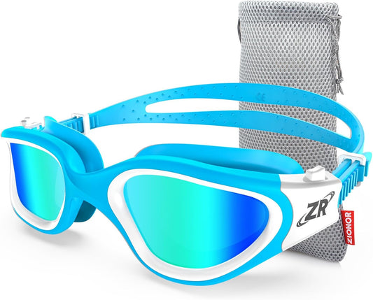 ZIONOR G1 Polarized Swimming Goggles for Unisex Adult Women Anti Fog 100% Anti UV Diving Goggles