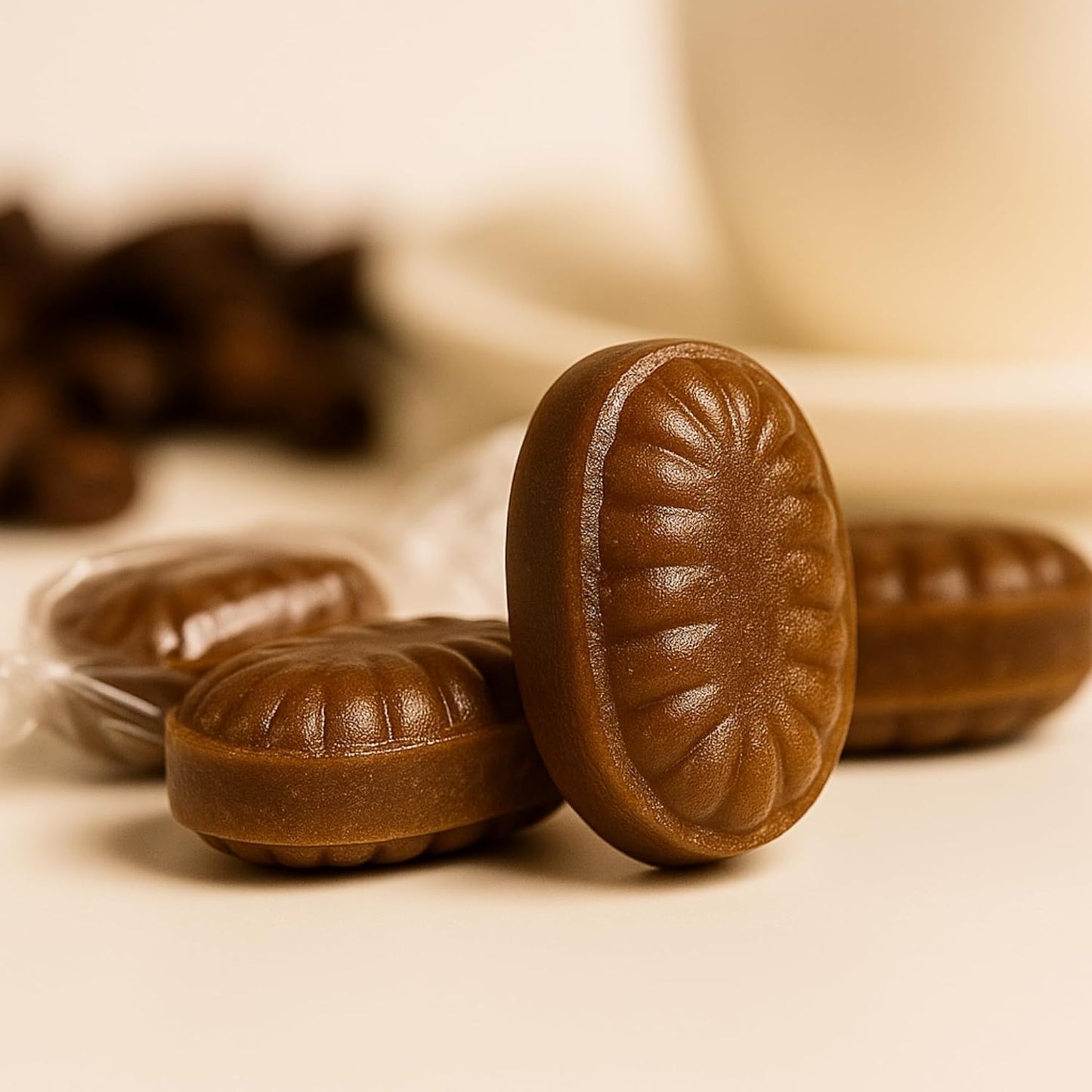 Andy Anand Chocolatier Sugar Free Espresso Coffee Hard Candy - Made in Europe Gluten Free & Diabetic Friendly Coffee Candy, With Real Unique Flavor Hard Candy Individually Wrapped (60 Pcs, 7 Oz)