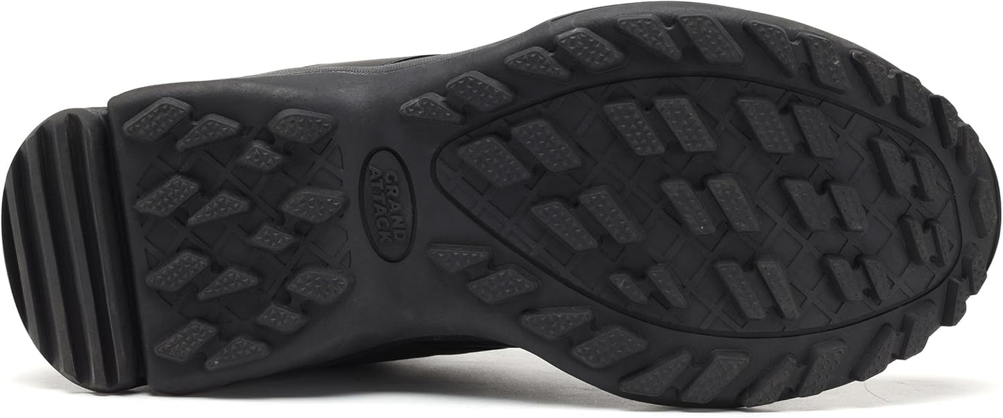 Men's Mid Waterproof Hiking Boots Lightweight Approach Trekking Comfortable Backpacking Non Slip Work Shoes Outdoor Camping Travel Cross Trainer Sneakers