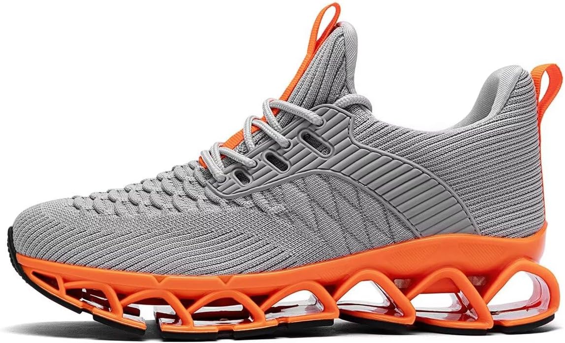 Mens Slip on Walking Running Shoes Blade Tennis Casual Fashion Sneakers Comfort Non Slip Work Sport Athletic Trainer