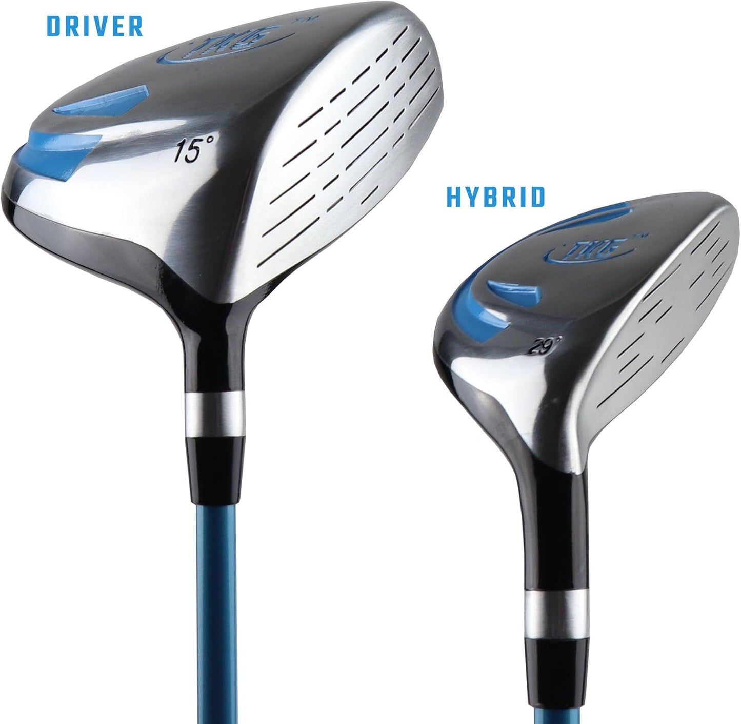 TKG Sports Youth Golf Set - Kids Golf Clubs, Stand Bag, Rain Cover, Glove, Towel, Tees, Balls - Great for Summer Camp Activity, Outdoor Games, and Recreation