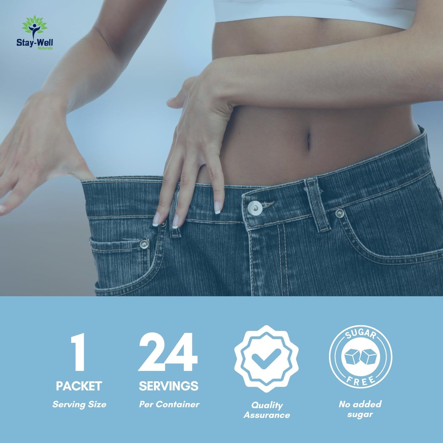 GLP-1 Supplement | Natural GLP-1 Production | GLP 1 Booster Drink Mix to Control Appetite and Cravings | Great Tasting Metabolic Support - Yerba Mate, Garcinia Cambogia, Berberine [Tropical Fruit]