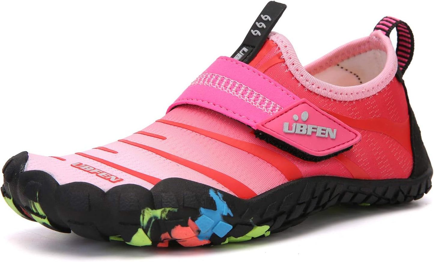 UBFEN Water Shoes for Kids Boys Girls Aqua Socks Barefoot Beach Sports Swim Pool Quick Dry Lightweight Toddler Little Big Kid