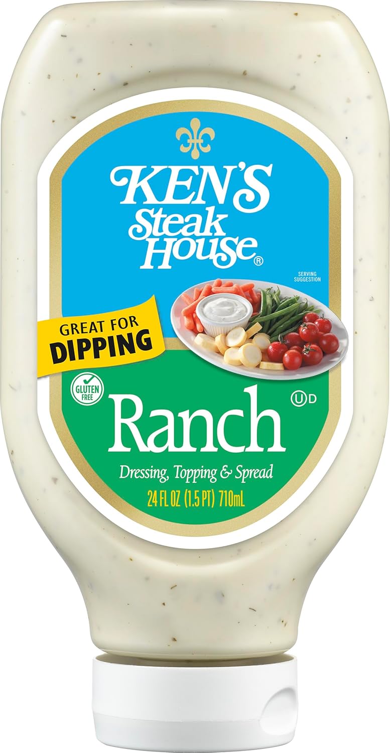 Ken's Steak House And Sweet Baby Ray's Sauce & Dressing Variety Pack - (BBQ Sauce - 18.4oz, Buff-a-Cue Sauce, 18oz, Ranch Dressing, 24oz, & Thousand Island Dressing 24oz) (1Ea)