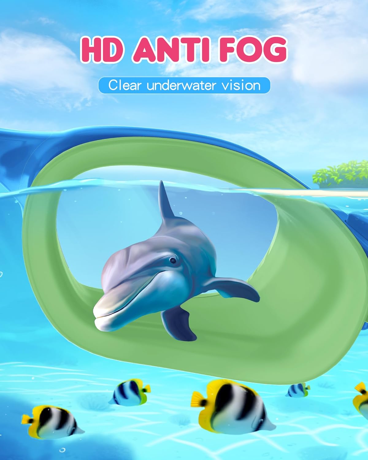 Kids Swim Goggles,Swimming Goggles for Kids 6-14, Anti-Fog UV Protection Pool Glasses for Boys Girls