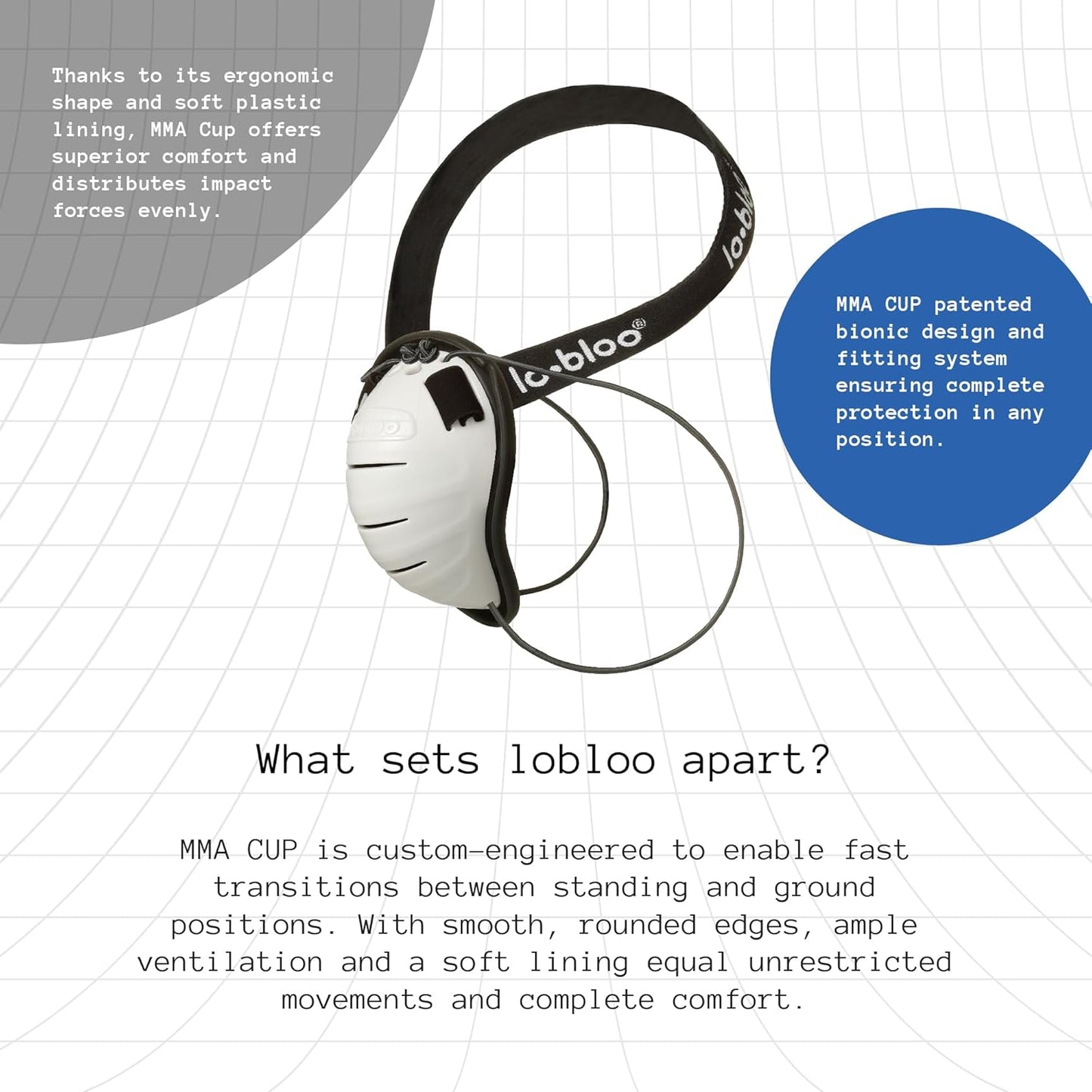 MMA Cup Athletic Groin Cup for Martial Arts Mixing Standing and Ground Fighting – Such as MMA, BJJ and Krav MAGA