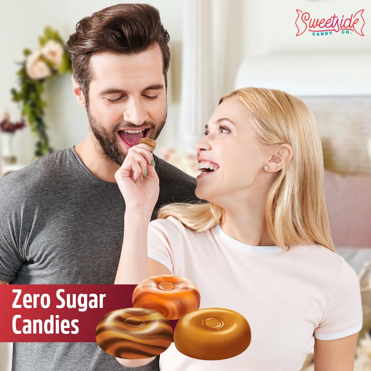 Werther'sOriginal Caramel Hard Candy Assorted Flavors, 2 Pack of Individually Wrapped Sugar Free Werther'sHard Candy, 7.7oz Each, Perfect Werthers Candy for Sharing or Stocking Up