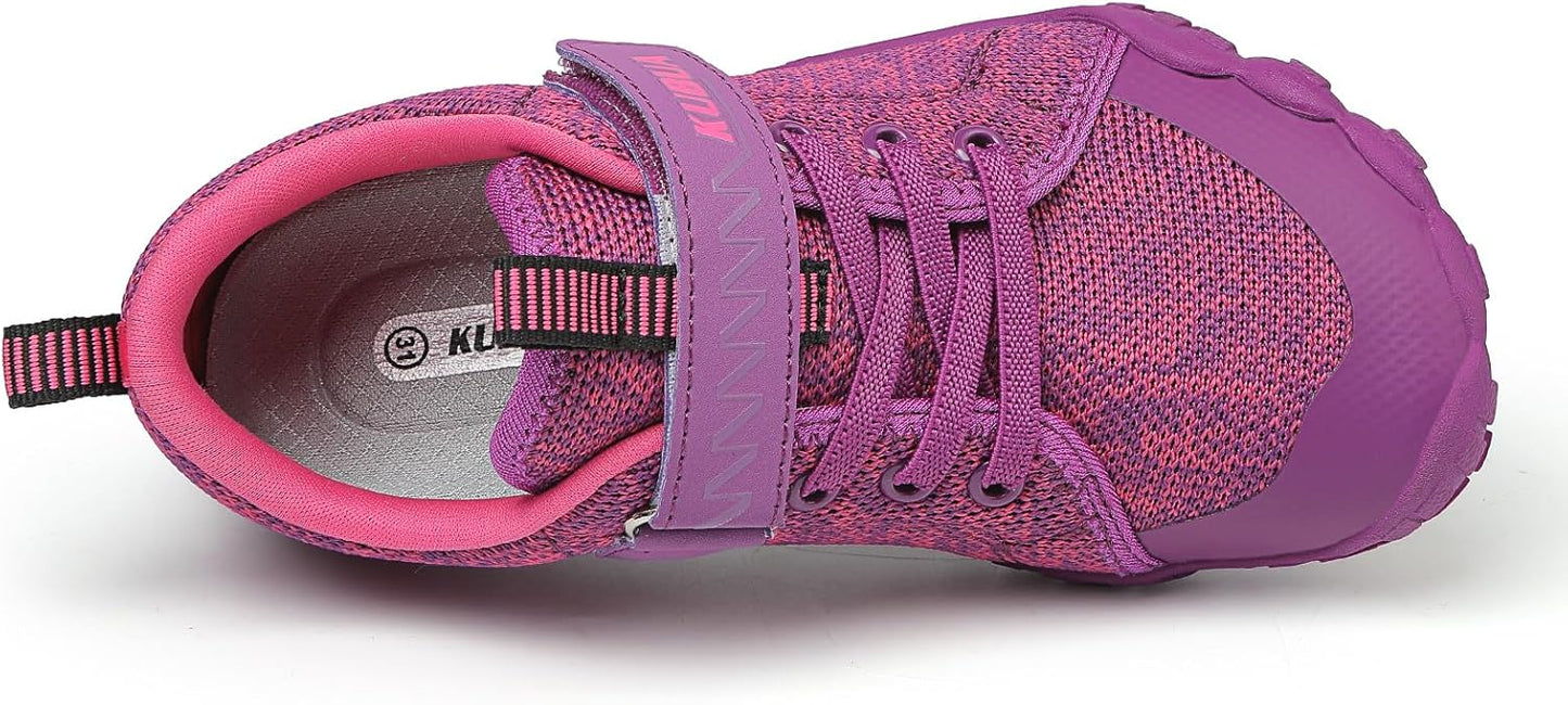 KUBUA Kids Barefoot Shoes Boys Girls Sneakers Naturally Splay Shoes Toddler Little Big Kid