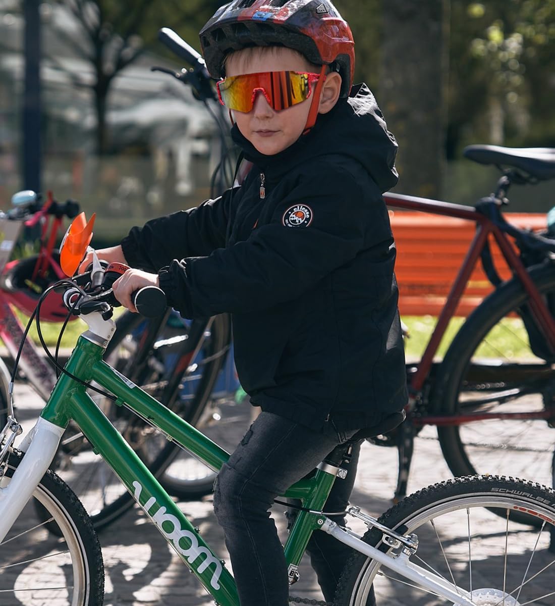 Youth Baseball Sunglasses Kids Sports Sunglasses for Boys Girls Softball Cycling Glasses UV400 Protection