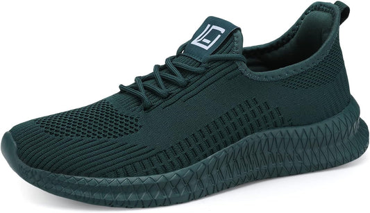 LCGJR Men's Running Shoes Ultra Lightweight Breathable Comfortable Walking Shoes Casual Fashion Sneakers Mesh Workout Shoes