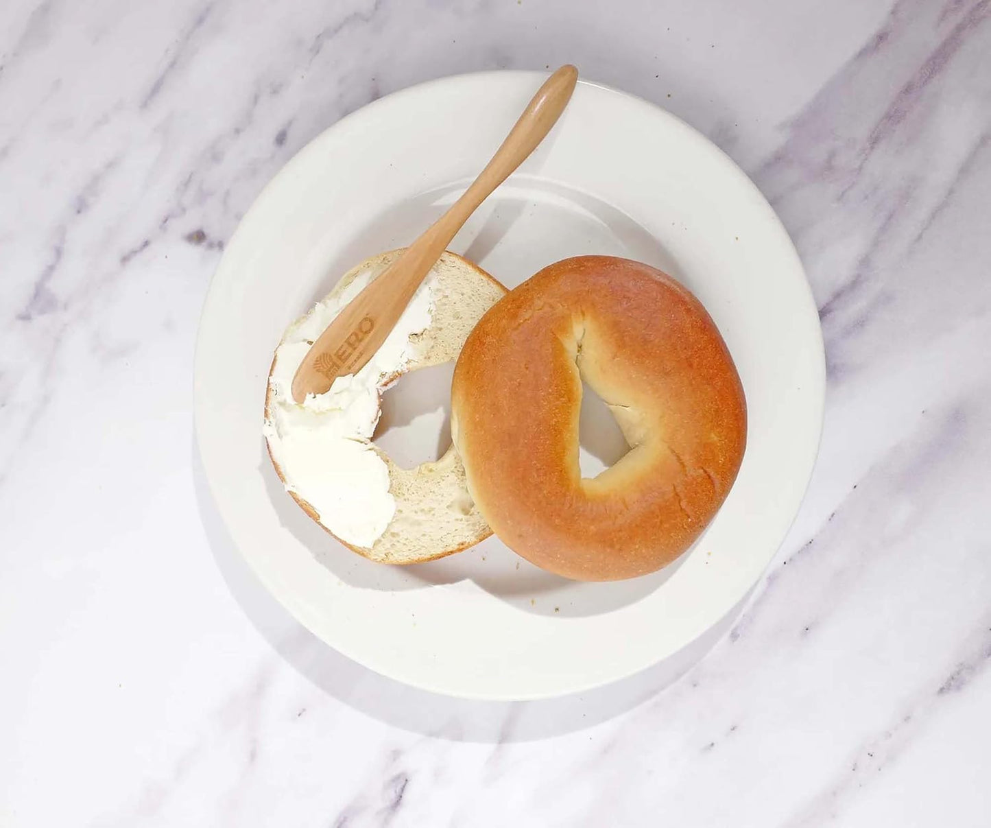 Hero Classic Plain Bagel - 4g Net Carbs, 19g Protein, High Fiber, 130 Calories per serving (10 bagels, 2 packs of 5)