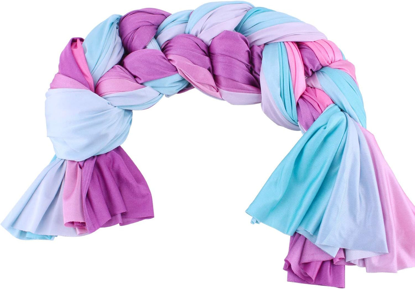 F.Life Aerial Yoga Hammock kit- Yoga Swing Multicolor 5 yards-Flying Yoga Include Daisy Chain,Carabiner and Pose Guide