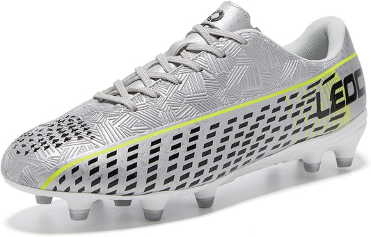 Soccer Cleats for Men's and Women's Outdoor Unisex Football Shoes Firm Rugby Boots