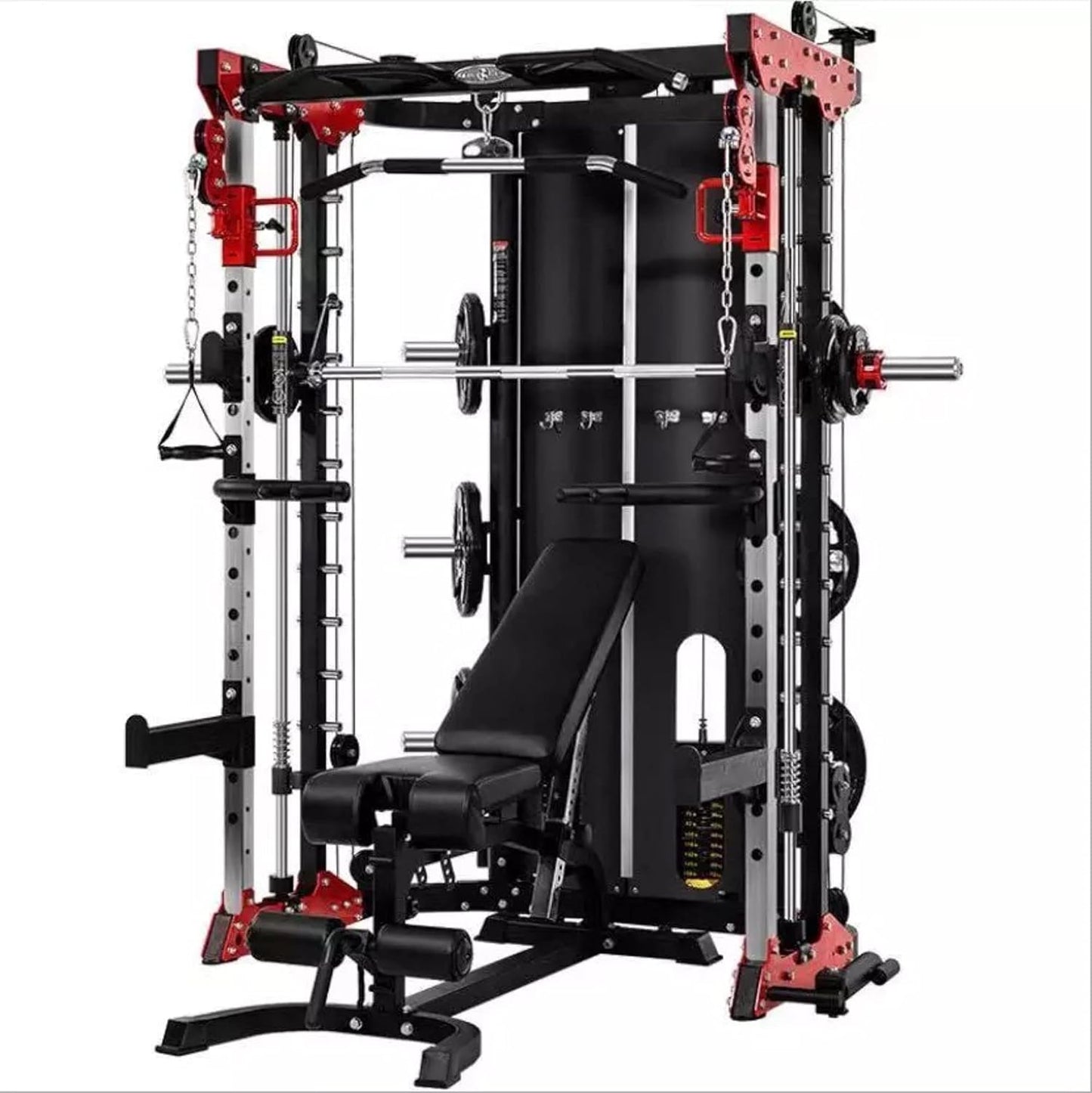 Smith Machine, Cables with Built in 160 kg Weights