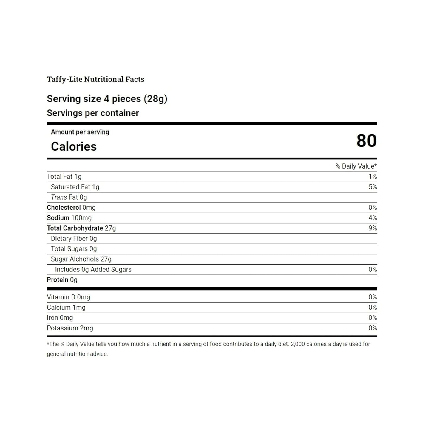 Sugar Free Chocolate Salt Water Taffy - 1lb (16oz) Bulk Bag Individually Wrapped Soft & Chewy Nut Free, Gluten Free, Diabetic & Keto Friendly Gourmet Candy For Taffy Lovers