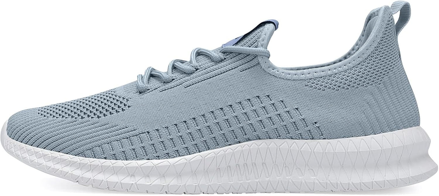 LCGJR Men's Running Shoes Ultra Lightweight Breathable Comfortable Walking Shoes Casual Fashion Sneakers Mesh Workout Shoes