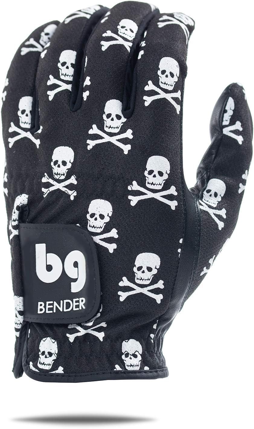 BG Bender - Mens Golf Glove, Durable Mesh Golf Gloves, Unique Golf Gloves