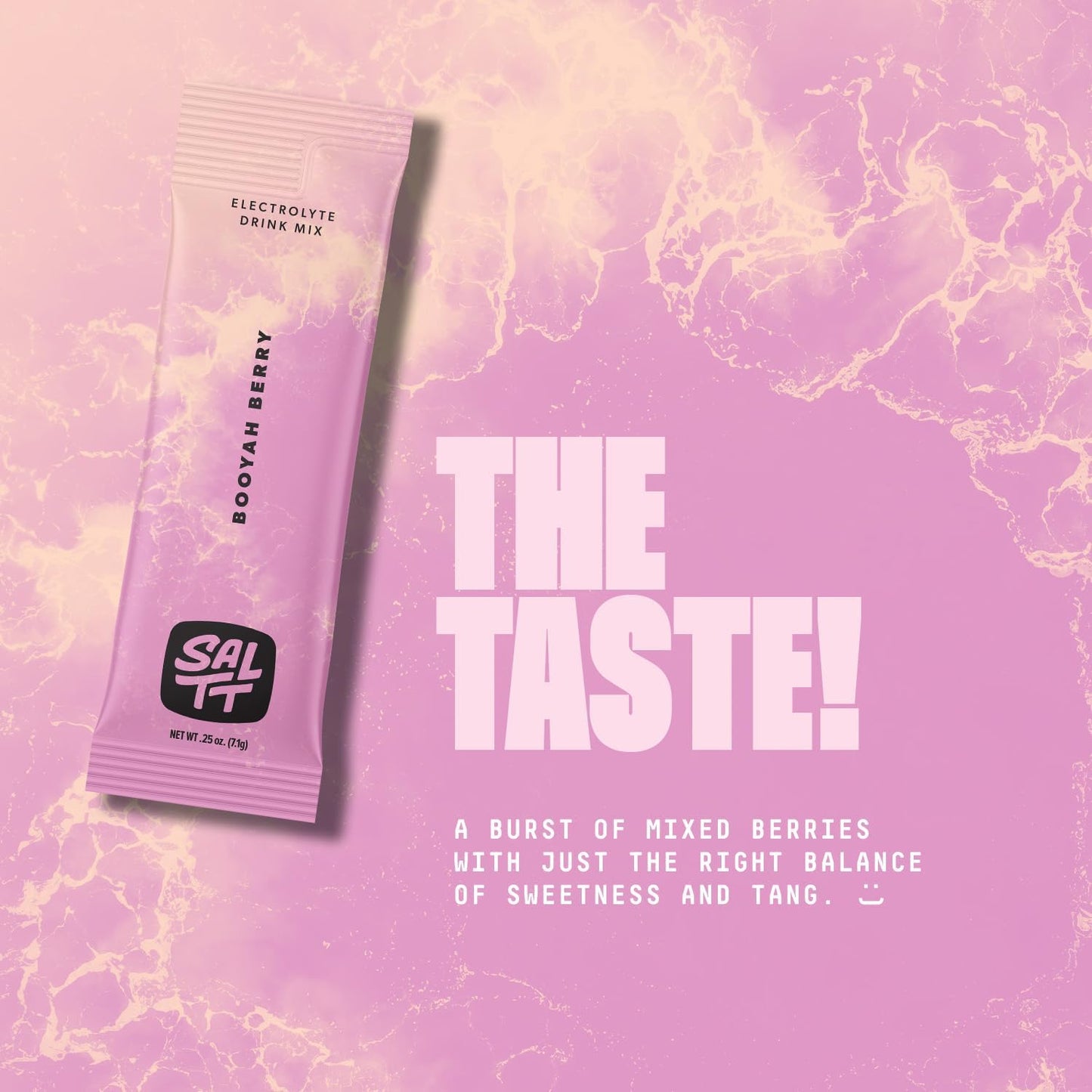 Keto Chow SALTT Electrolytes Powder Packets, Booyah Berry (30 Hydration Packets) - Magnesium, Potassium, Sodium, Trace Minerals - Vegan, Sugar Free, Gluten Free - Travel Essentials - Made in USA