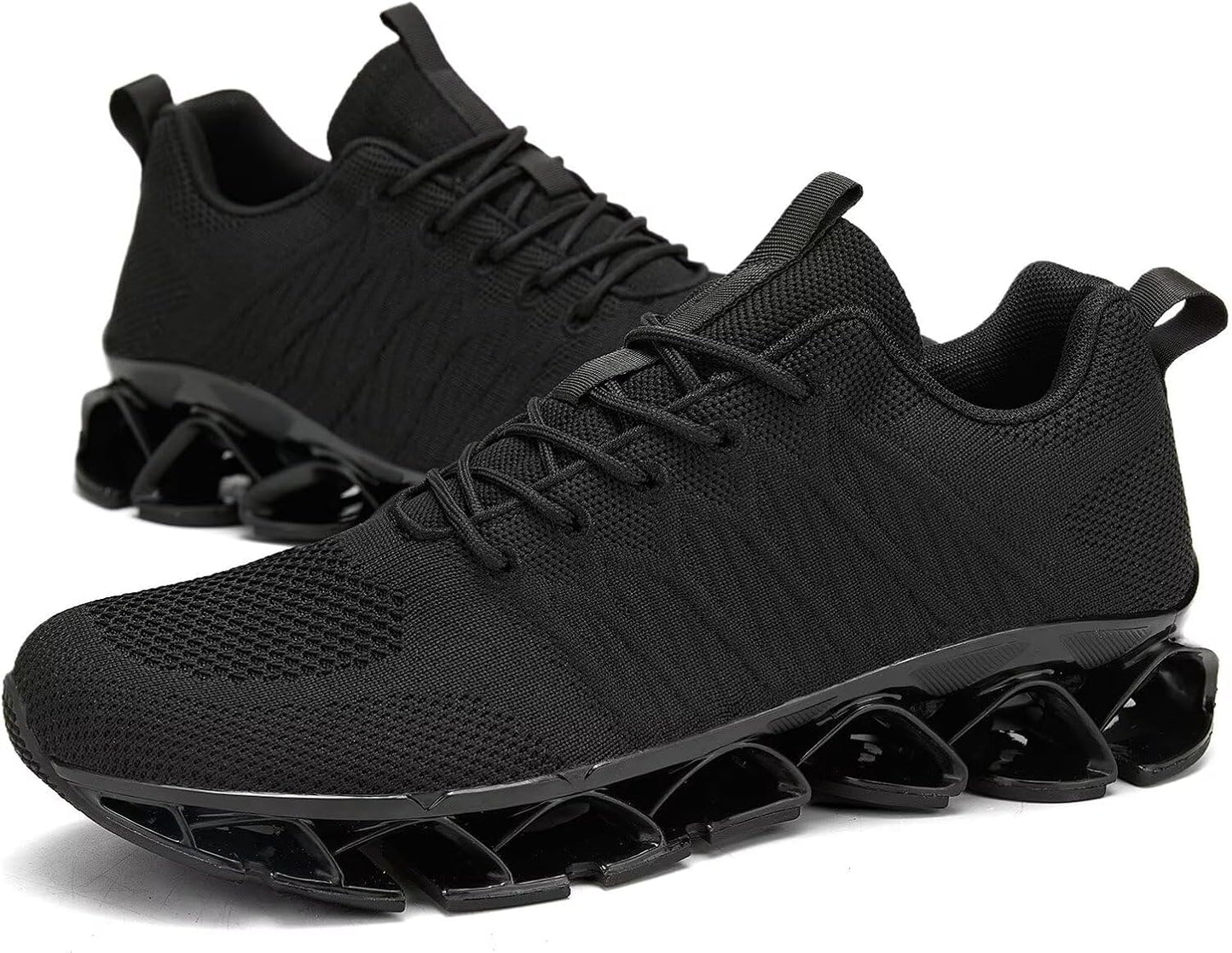 Men's Slip on Walking Running Shoes Blade Tennis Casual Fashion Sneakers Comfort Non Slip Work Sport Athletic Trainer