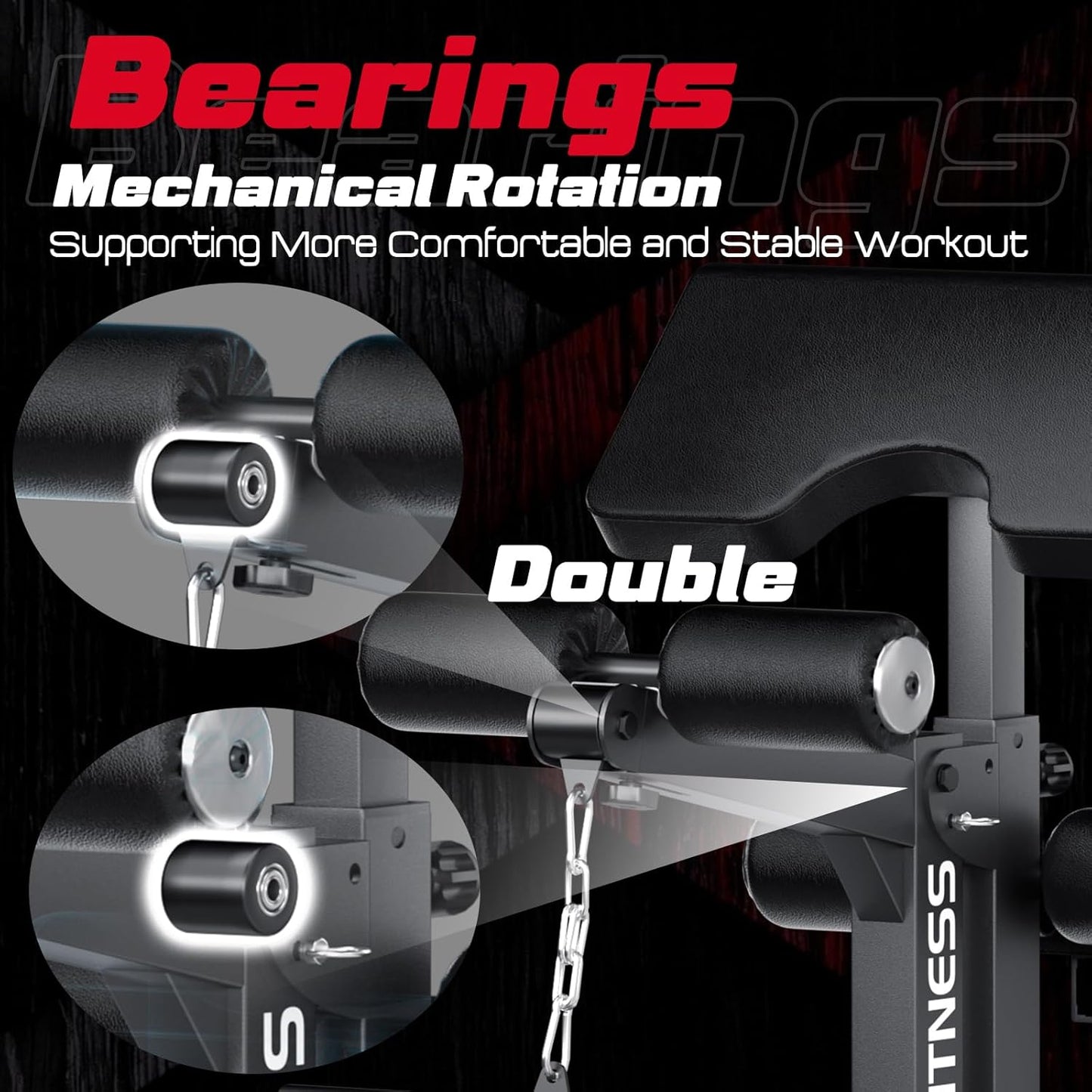 KeppiFitness Adjustable Weight Bench, Bench3000 MAX Heavy Duty Workout Bench Press with Leg Extension and Preacher Pad for Home Gym Fitness, Flat Incline Decline Sit Up Bench