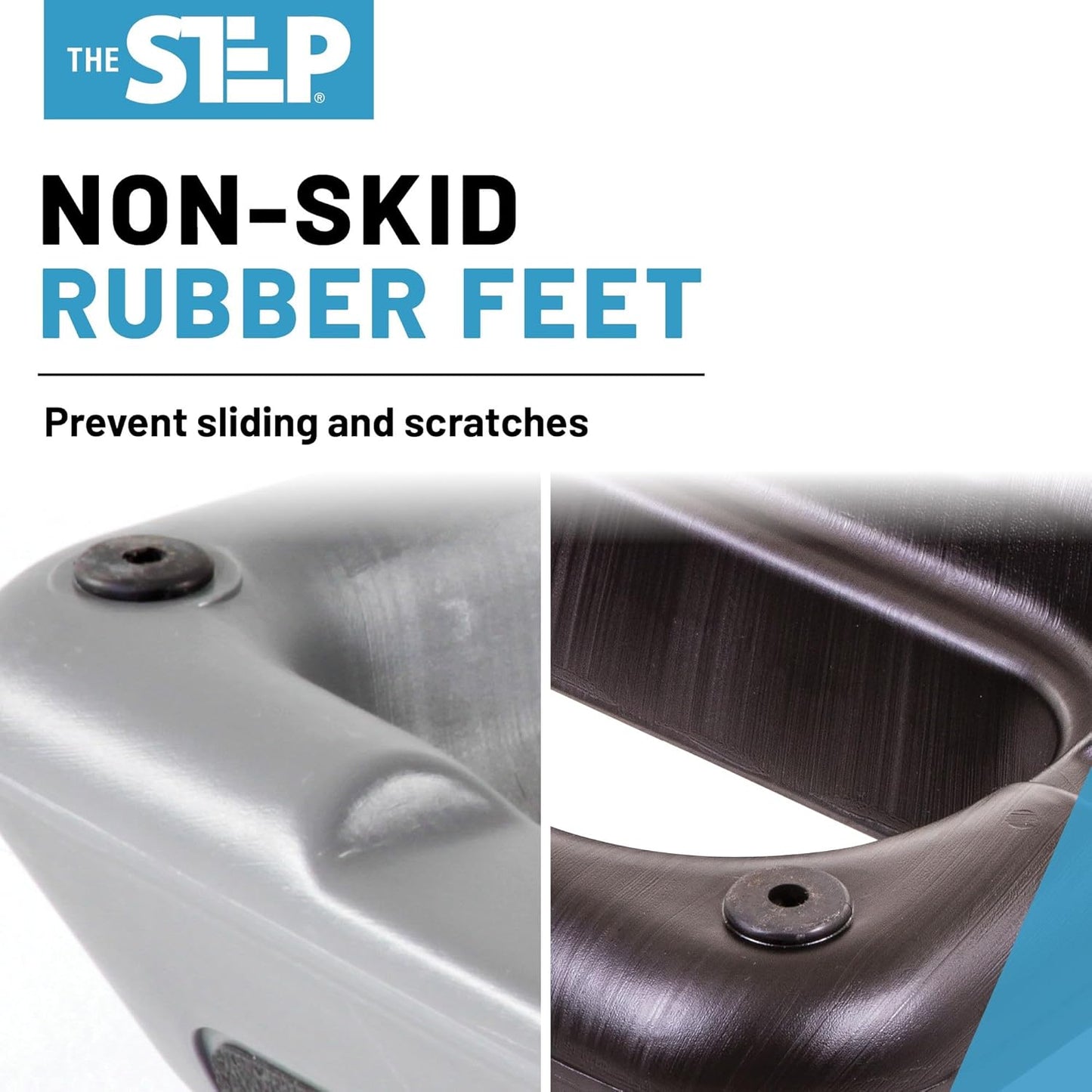 Freestyle STEP Exercise Step Platform, Circuit Size Stepper for Exercise at Home with 2 Risers