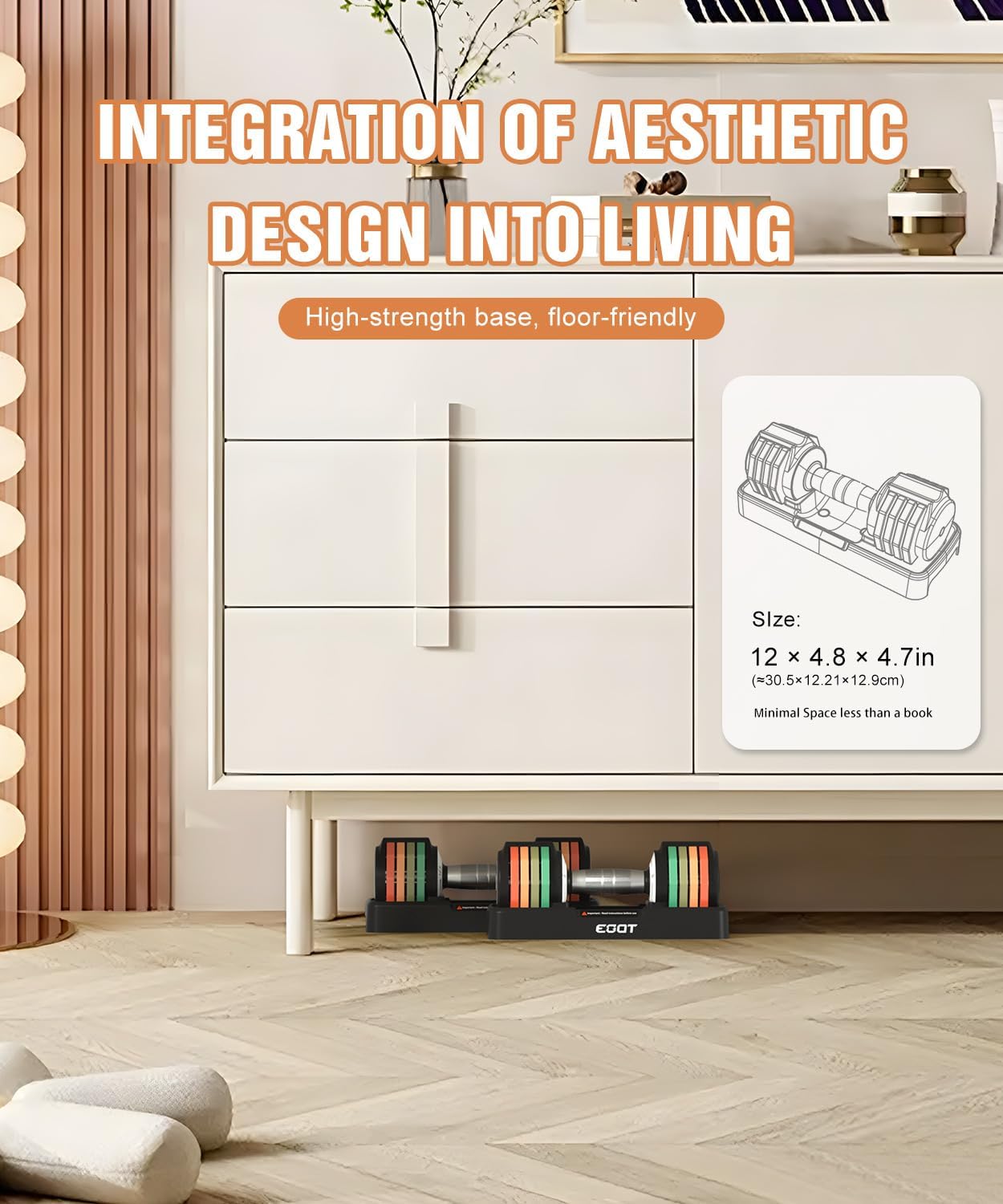 Adjustable Dumbbells Set/Single, 12.5LB/22.5LB/55LB 5 in 1 Free Adjustable Dumbbell Set with Anti-Slip Handle & Rainbow-colored Weight Plates for Home Gym, Weight Set for Women Men