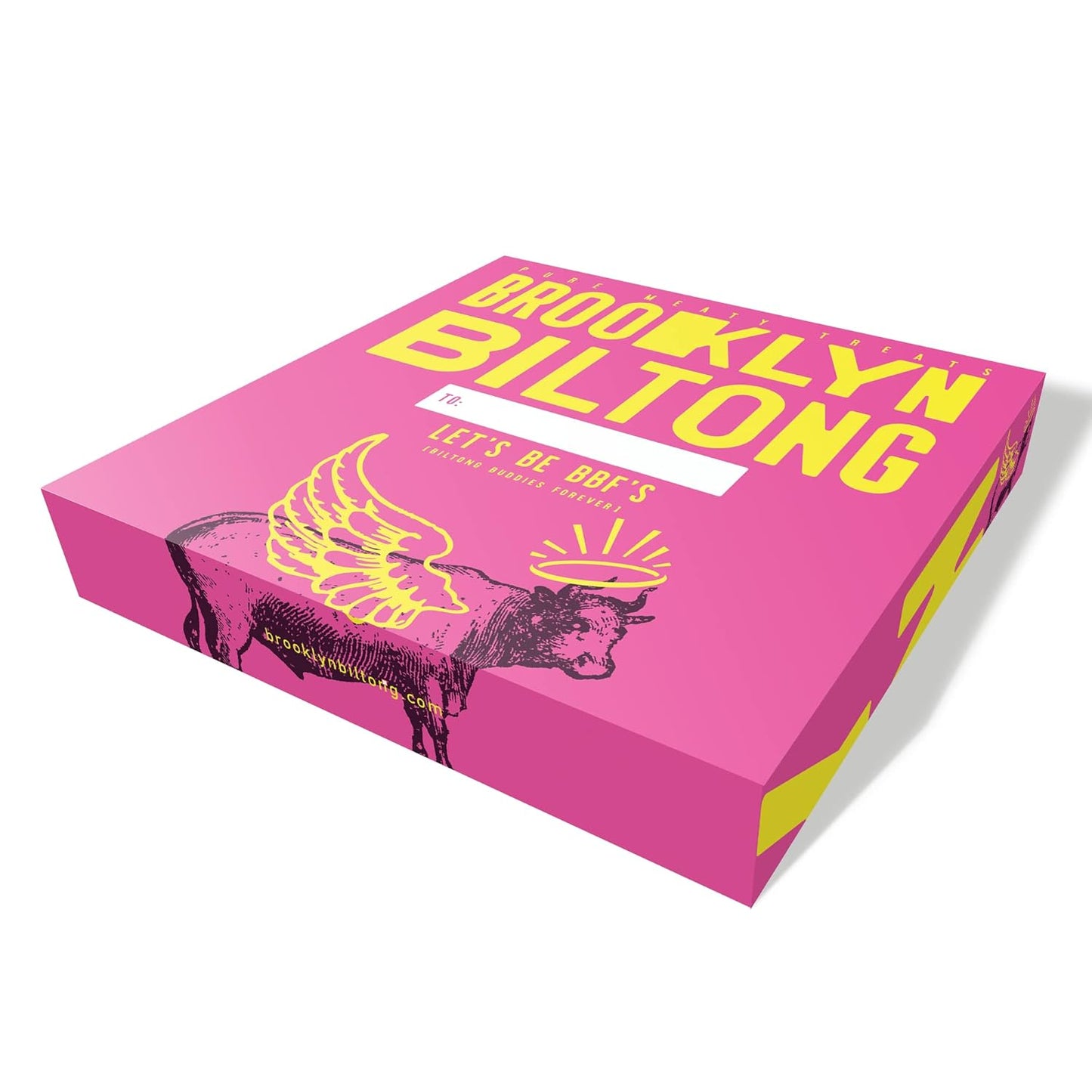 Brooklyn Biltong Carnivore Holiday Gift Snack Box, Air Dried Grass Fed Beef, South African Beef Jerky - Whole30, Paleo, Keto, Gluten Free, Made in USA