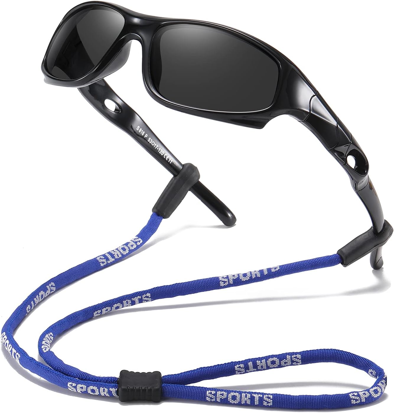 DYLB 3 Pack Flexible Kids Polarized Sunglasses For Boys Girls With Strap, Sport Sunglasses for Children Age 3-10.