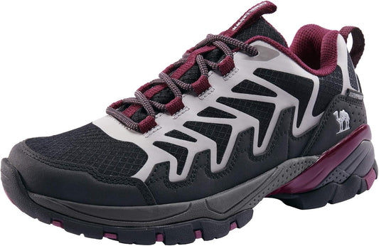 CAMELSPORTS Women's Hiking Shoes Waterproof Lightweight Trail Running Shoes Non-Slip Breathable Outdoor Sneakers for Trekking Walking
