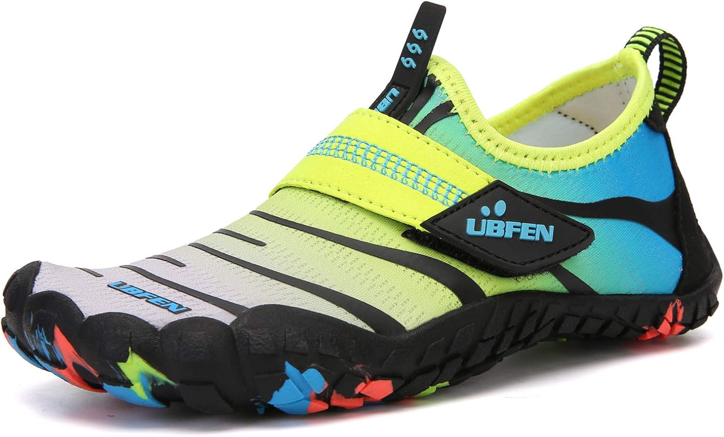 UBFEN Water Shoes for Kids Boys Girls Aqua Socks Barefoot Beach Sports Swim Pool Quick Dry Lightweight Toddler Little Big Kid