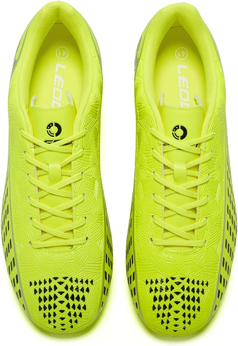 Soccer Cleats for Men's and Women's Outdoor Unisex Football Shoes Firm Rugby Boots