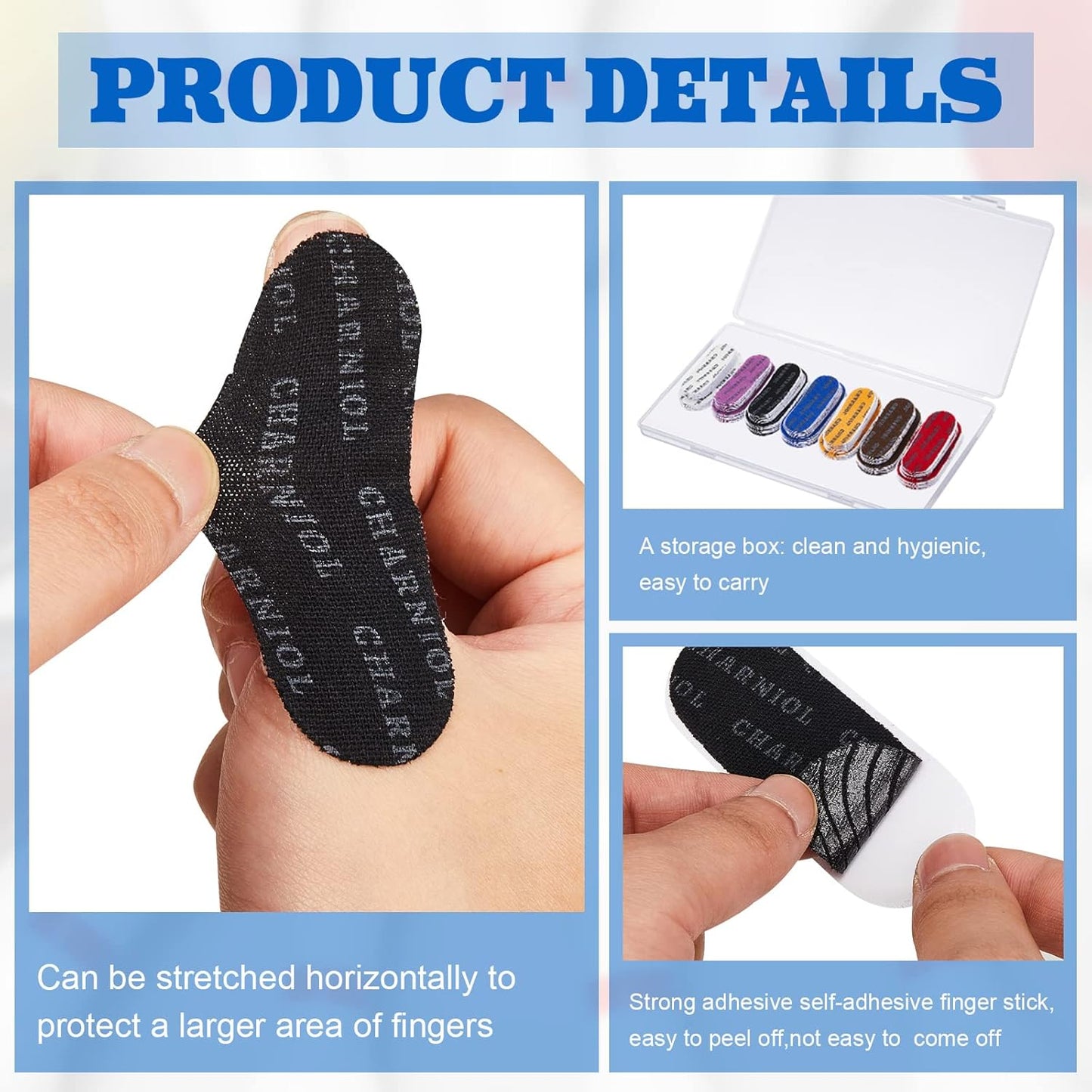 140 Pack 2 Sizes Bowling Thumb Tape Protective Performance Bowl Finger Tape 7 Colors Elastic Bowlers Tape Exercise Bowling Tape for Fingers for Men Women Bowlers Sport Protection Accessory