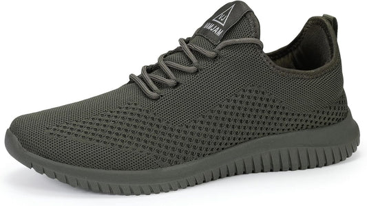 VAMJAM Men's Running Shoes Ultra Lightweight Breathable Walking Shoes Non Slip Athletic Fashion Sneakers Mesh Workout Casual Sports Shoes