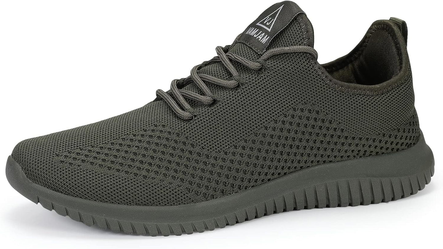 VAMJAM Men's Running Shoes Ultra Lightweight Breathable Walking Shoes Non Slip Athletic Fashion Sneakers Mesh Workout Casual Sports Shoes