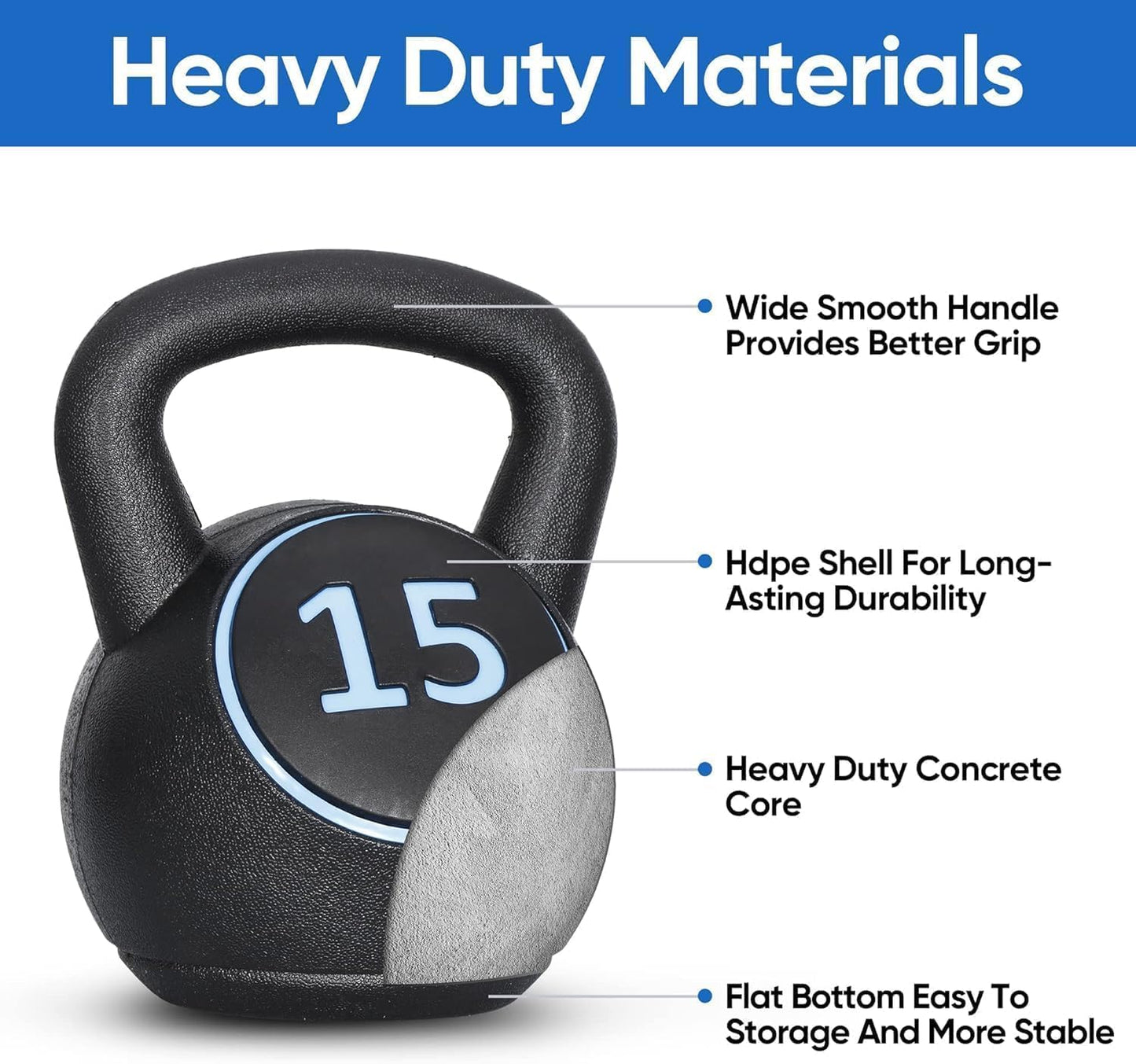 ZENY Kettlebell Sets, 4-Piece Kettlebells 5lb, 10lb, 15lb, 20 lb, Kettle Bell Weights for Dumbbel Weights Exercise, Strength Strainging Kettlebells, Home Gym, Full Body Workout Equipment