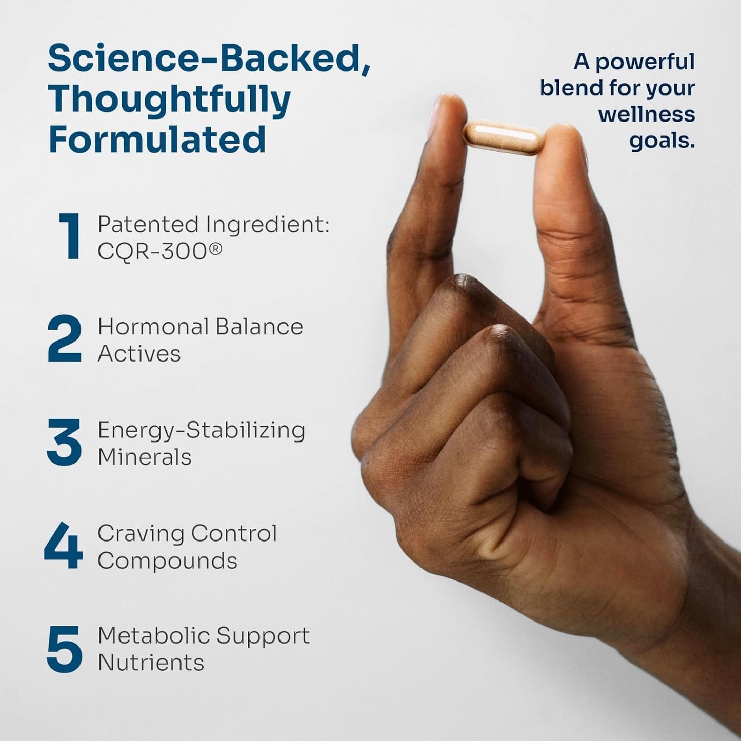 THEDA GLP-1 Supplement Weight Loss for Women and Men - Clinically Studied Metabolism Booster, Expert Formulated and Patented to Support GLP1 Production Naturally (30 Day Supply, 60 Capsules)