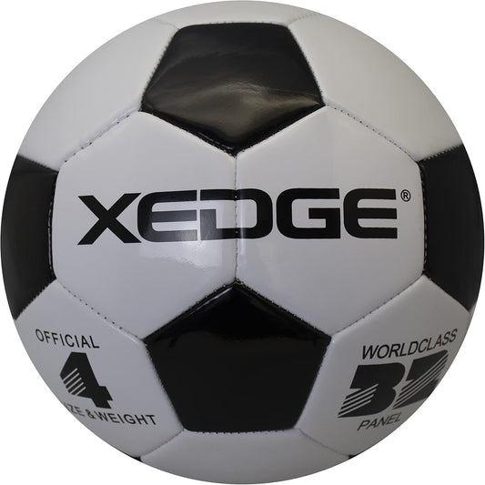 XEDGE Official Size Soccer Ball,Size 5 Training Ball for Girls,Boys,Youth Teenagers,Adults,Machine Stitched for Indoor Outdoor Play