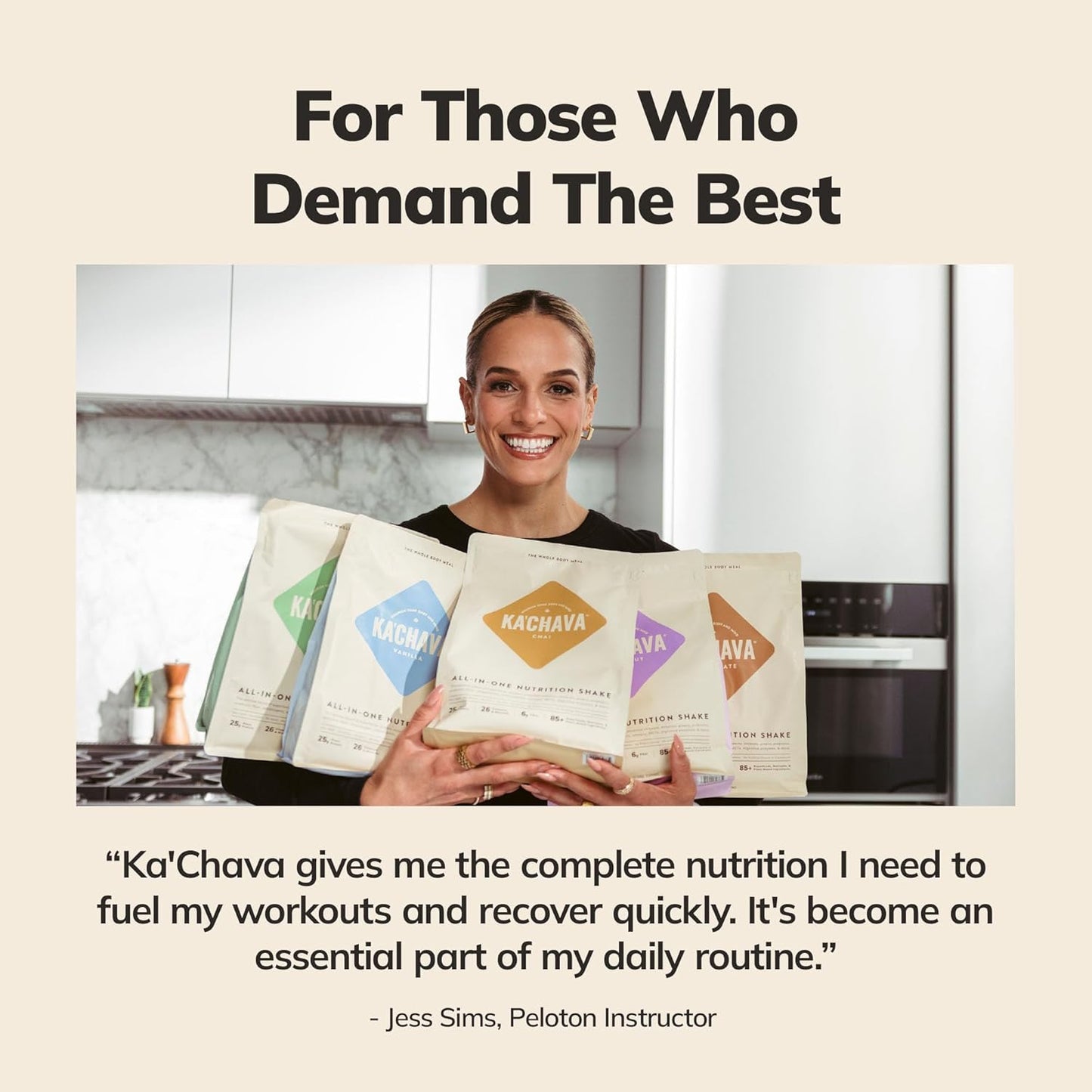 Ka’Chava Whole Body Meal Shake Vanilla 2 lb – Vegan Protein Powder with 85+ Superfoods & Greens – Plant-Based Meal Replacement with Probiotics & Digestive Enzymes – Gluten & Dairy Free (15 Servings)